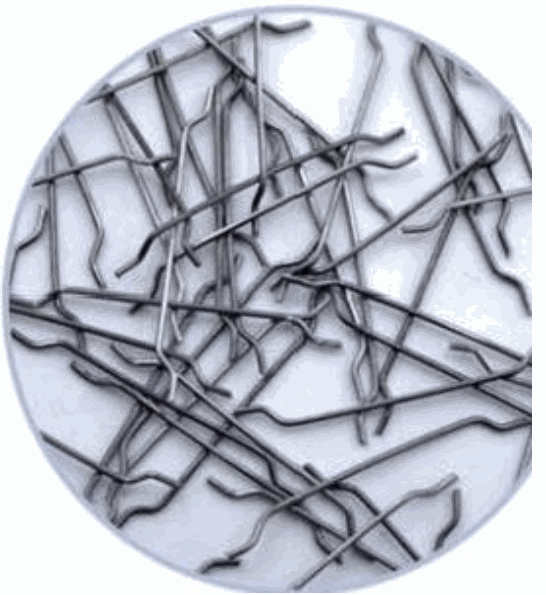 Hooked-end steel fiber shown in the Boundless Ark product catalog